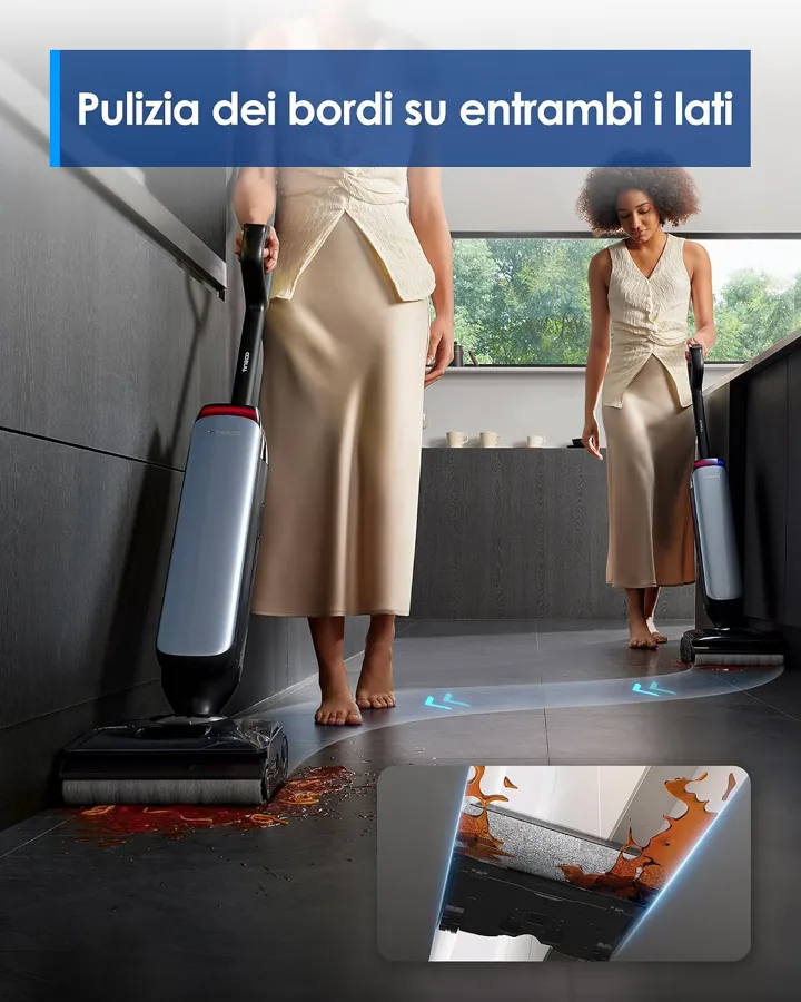 Pulizia dei bordi su entrambi i lati con la S9 Artist